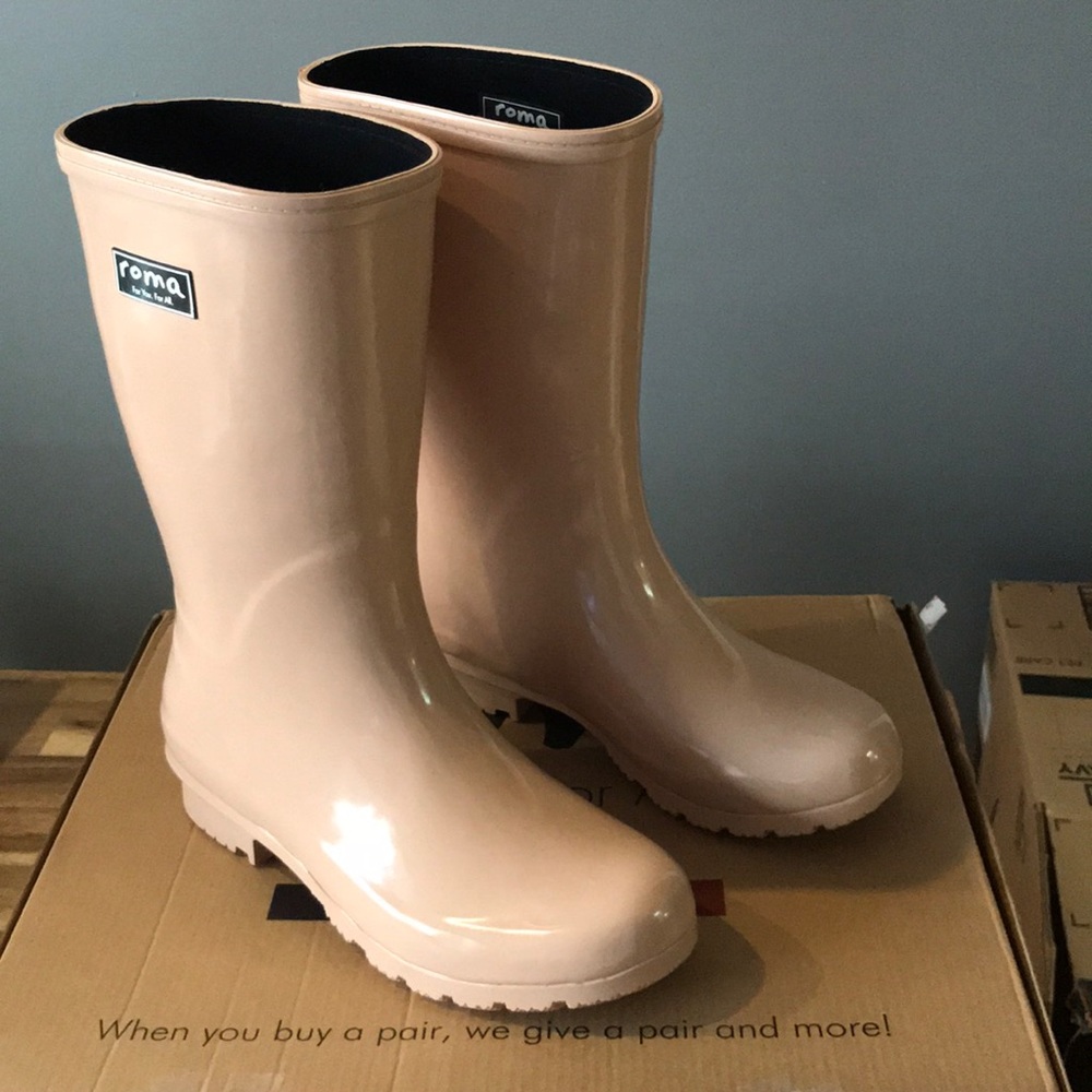 Roma rain boots - Ladies Classic Short Blush